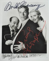 JUNIOR CAST SIGNED Photo x3 - Arnold Schwarzenegger, Emma Thompson, Danny DeVito - £384.80 GBP