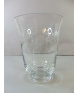 Large Decorative Vintage Clear Glass Flower Vase - $752.67 MXN