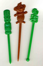 Trader Vic&#39;s Menehune &amp; 2 More TIKI Stirrer / Swizzle Sticks - £19.11 GBP