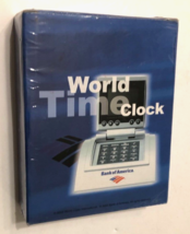 BANK OF AMERICA 2002 Mini World Time Clock Promotional WCI 303-706-0010 New - $26.35