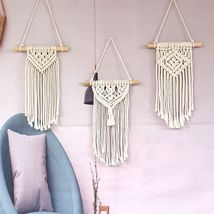 Boho Decor Macrame Wall Hanging, Tapestry Hanging, Home Wall Decor, Housewarming - £13.58 GBP