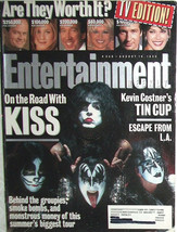 ENTERTAINMENT WEEKLY ~ KISS, Gene Simmons, Paul Stanley, #340, 1996 ~ MA... - $9.85