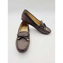 Michael Kors MK Monogram Signature Loafers Moccasin Shoes Size 8 M - $37.39