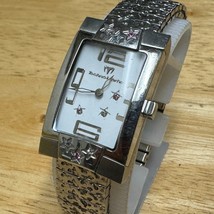 TechnoMarine Swiss Quartz Watch Women Genuine Diamonds Silver Analog New Battery - £150.56 GBP