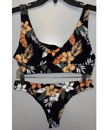 SHEIN Women’s Floral Print Bikini Set 2 Pc Swimsuit Swim Wear SZ Large - $284.99 MXN