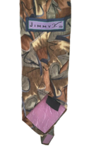 Jimmy Z Tie Men&#39;s Silk Classic Style Multicolor Abstract  Made in the U.... - $22.00