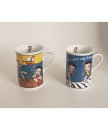 Betty Boop Danbury Mint Collector Mugs Boopin On the Boardwalk &amp; Boop Oo... - £19.38 GBP