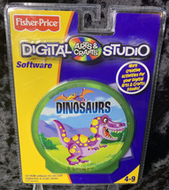 Dinosaurs Fisher Price Digital Arts &amp; Crafts Studio Software Ages4-9 NEW NIP - £5.78 GBP