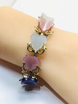 Lucite Leaves Vintage Bracelet, Circa 50's, Unsigned  7” - €25,73 EUR