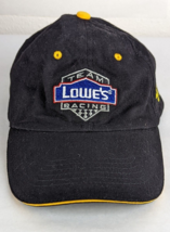 Hat Nascar Lowe&#39;s Team Racing Cap Black 48 Car - £9.47 GBP