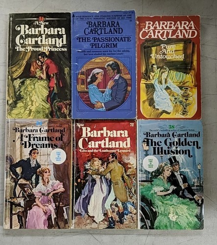 Barbara Cartland The Proud Princess The Passionate Pilgrim Pure And Unto... - $16.82