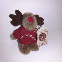 Boyds Bears Mini 4&quot; Messenger TOOTS Smooches T-Shirt Archive Reindeer Moose - £32.15 GBP