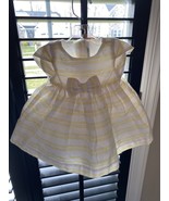 NWT Janie and Jack Dress Baby Girls 3-6 months Linen Gold Yellow Easter ... - €18,03 EUR