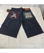 NEW Mens *RMC* Red Monkey Company Hip Hop Baggy Jean Shorts Japanese Art - £39.27 GBP