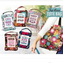 Fab Girl Tote Bag Foldable Eco-Friendly Multicolored Shoulder Elizabeth  - £15.77 GBP