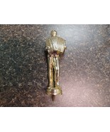 Vtg 1970s Accordion Trophy Topper 6.5&quot; Solid Metal Threaded Base #2 - $27.20 CAD