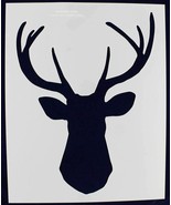 Buck-Deer Head Stencil F-Xlg-Mylar 14 Mil 15.6&quot;W X 19.50H - Painting /Cr... - £20.58 GBP