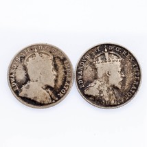 Plein De Deux Canada 10 Cents 1903-H Et 1907 IN Fin État Km #10 - $626.44 MXN
