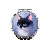 1 Cat Portable Makeup Compact Double Magnifying Mirror set 1! - £11.04 GBP