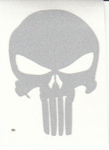 REFLECTIVE Punisher fire helmet window decal sticker up to 12&quot; RTIC car - £2.80 GBP+