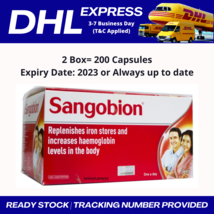 2 Boxes X 100&#39;s Sangobion Complete For Replenishes Iron and Haemoglobin - £49.35 GBP