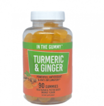 IN THE GUMMY Turmeric &amp; Ginger Dietary Supplement - 90 Gummies vegeteria... - $25.00