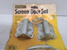 Stanley Screen &amp; Storm Door Set hinges  zinc plated 74-5690 CD1158 - £9.52 GBP