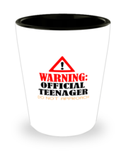 Shot Glass Tequila Party Funny Warning Official Teenager Do Not Approach  - £15.91 GBP