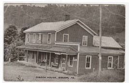 Gibson House Gibson Pennsylvania 1918 postcard - £5.04 GBP