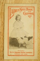 Vintage Medical Paper Ephemera Buffalo NY Ladies Note Book &amp; Calendar Dr... - $18.80