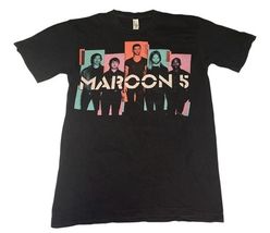 Maroon 5 North America Tour 2013 Black Graphic Band T-Shirt Size S New image 2