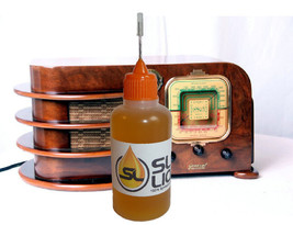 Slick Liquid Lube Bearings, BEST 100% Synthetic Oil for Vintage Equipment - $9.72