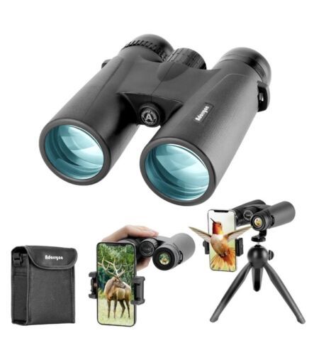 Adorrgon 12x42 HD Binoculars for Adults High Powered with Phone Adapter, Trip Item image 8