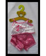 Build A Bear Workshop Pink Leopard Print Pajama Set Kitty Purrfect On Ha... - $20.44 CAD