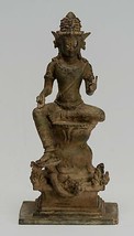 Antik Indonesische Stil Bronze Javanese Majapahit Shiva Statue - 28cm/27.9cm - £514.85 GBP