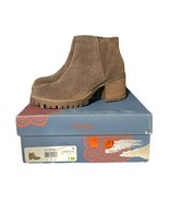 Carlos by Carlos Santana Gill Ankle Boot Brown Suede Zip Bootie Women&#39;s ... - $60.93 CAD