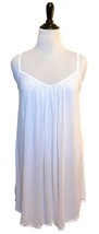 Roxy Womens Swimsuit Coverup Size XXL White Gauzy Low Tie Back Beach NEW - £35.91 GBP