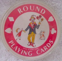 Clown / Cedar Point Round Playing Cards Sounviner - £5.58 GBP