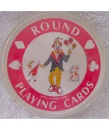 Clown / Cedar Point Round Playing Cards Sounviner - $6.99