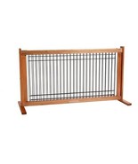 Dynamic Accents 42102 20 Inch All Wood Large Free Standing Gate - Warm W... - £124.52 GBP