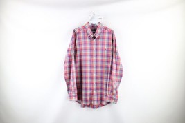 Vineyard Vines Mens Large Slim Fit Tucker Shirt Collared Flannel Button Shirt - £31.28 GBP