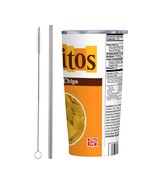 Chip Lover Skinny Tumbler, 20 oz, Lid &amp; Straw, Free Ship! - $704.15 MXN