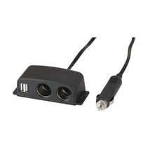 Jaycar 2-Way Splitter Cigarette Adaptor with USB Ports (12V) - £40.42 GBP