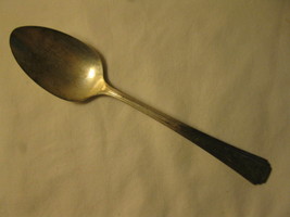 Oneida Community 1941 Clarion Pattern 8&quot; Silver Plated Serving Spoon #3 - £7.19 GBP