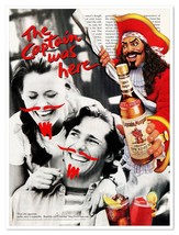 Captain Morgan Spiced Rum The Captain Was Here Vintage 1997 Print Magazine Ad - £7.75 GBP