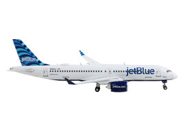 Airbus A220-300 Commercial Aircraft &quot;JetBlue Airways&quot; White with Blue Tail 1/400 - £48.98 GBP