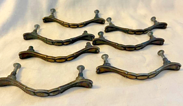 7 1970&#39;s Double Screw Drawer Pulls - £9.80 GBP