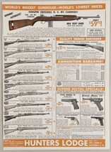 1965 Print Ad US M1 Carbines, Army Model 1917 Hunters Lodge Alexandria,VA - $18.58