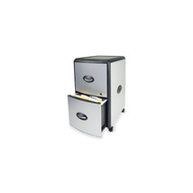 Storex STX Hard Top Mobile Filing Cabinet Black - $186.44