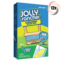 12x Pack Jolly Rancher Blue Raspberry Lemonade Drink Mix | 6 Sticks Each | .68oz - £23.85 GBP